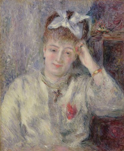 Madame Murer appuyée sur le piano, c.1878 - Pierre Auguste Renoir